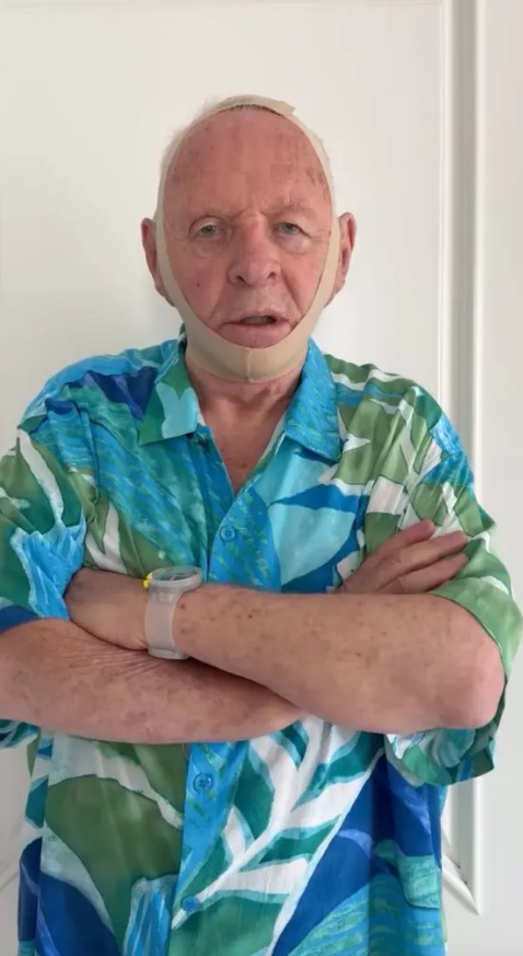 Anthony Hopkins râde de masca facială creată de Kim Kardashian. Cu ce o compară actorul: „Mulțumesc, Kim. Nu te teme să vii la cină”