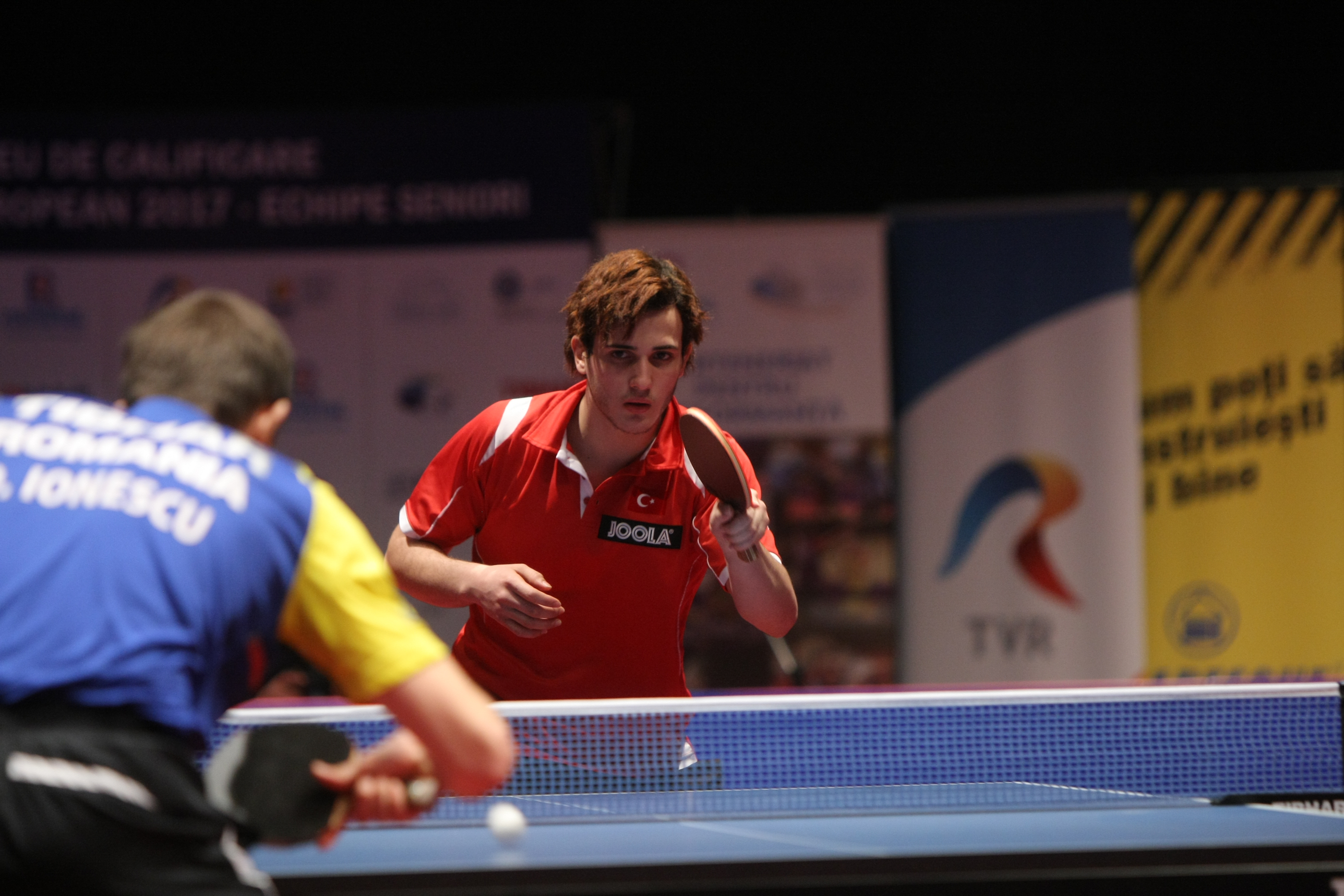 Echipa masculină de tenis de masă a României a încheiat neînvinsă grupa preliminară pentru Campionatul European 2017 | GALERIE FOTO