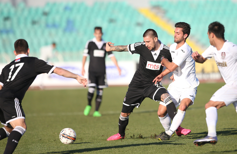 CFR Cluj, surclasată de Partizan Belgrad/ FOTO&VIDEO