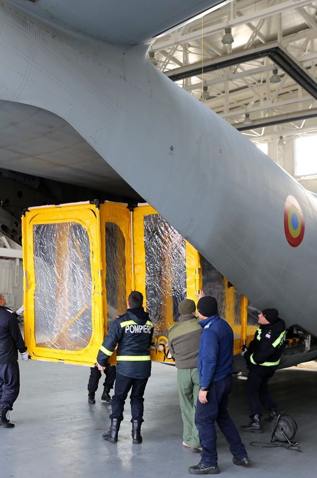 Cum arată avionul militar amenajat pentru a-i aduce în țară pe românii de pe Diamond Princess