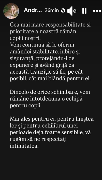 Adevăratul motiv pentru care Andreea și Cabral Ibacka au divorțat după 15 ani de relație. „Asta e partea cea mai tristă. Ani mulți am fost bine”