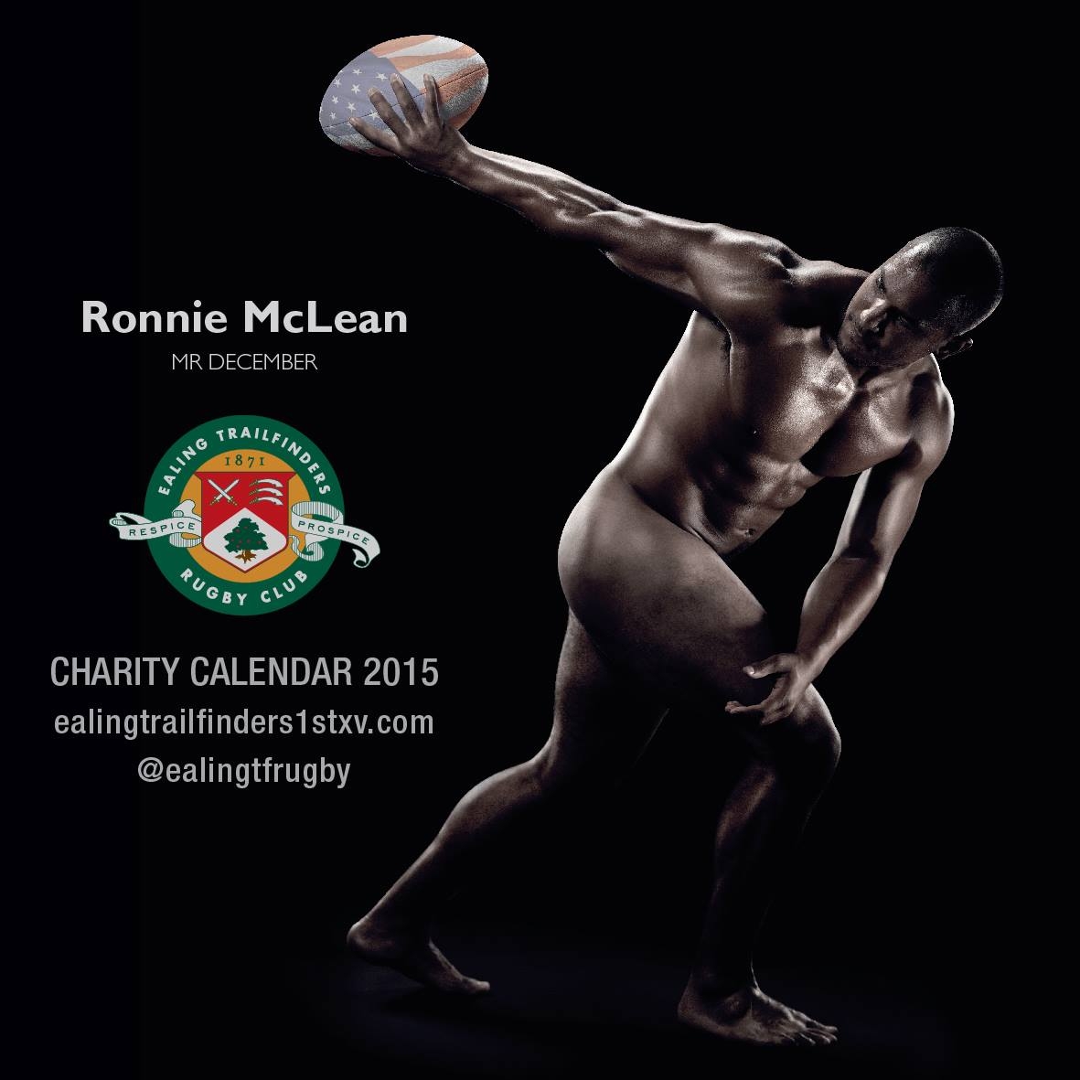 Strâng bani în muşchii goi! Rugbiştii echipei Ealing Trailfinders au pozat în scop caritabil