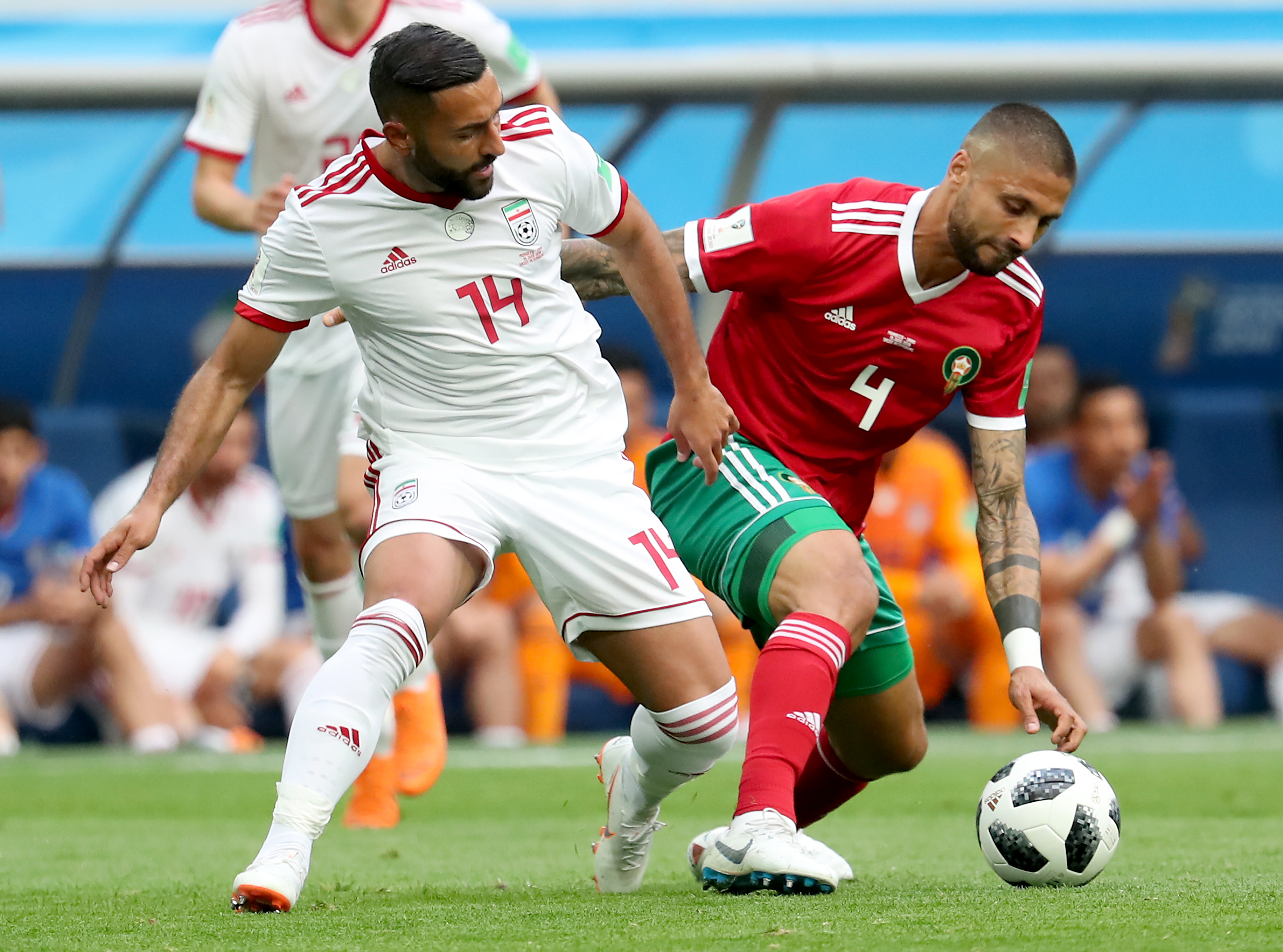 Maroc - Iran, în Grupa B de la Campionatul Mondial de fotbal Rusia 2018 0-1. Iranul a învins printr-un autogol marcat în minutul 90+5 / FOTO&VIDEO