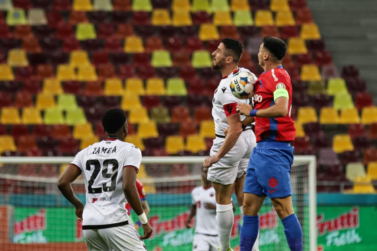 FCSB a fost bătută de Shkendija și la București și a fost eliminată din Liga Campionilor