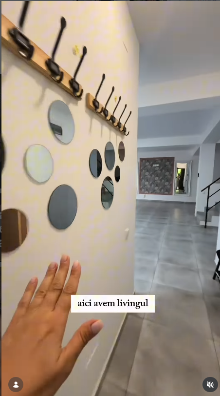 Imagini cu noua casă în care se mută Deea Maxer și actualul soț, Constantin. „Am visat la momentul acesta. Urmează mici renovări”
