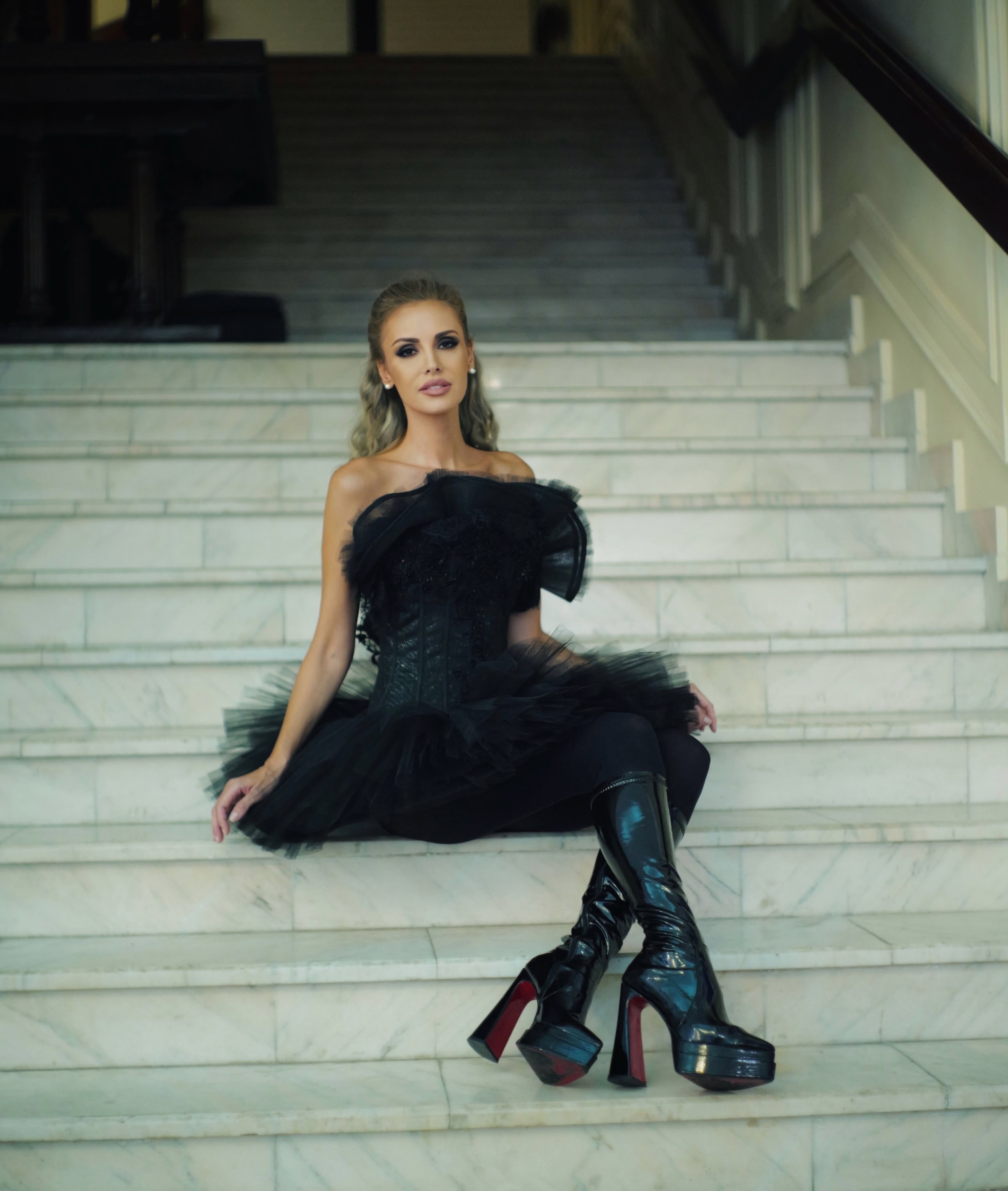 Cum a apărut Ana Maria, soția lui Daniel Pavel, într-o prezentare de modă