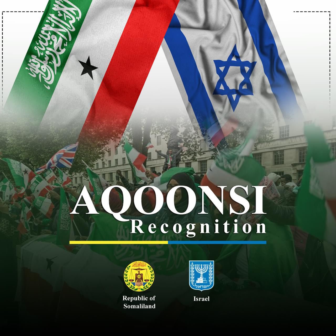 The recognition was announced by Israeli Prime Minister Benjamin Netanyahu, establishing full diplomatic relations between the two nations.