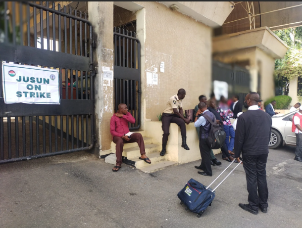 Judiciary workers lock out judges, lawyers, others as NLC, TUC begin strike [NAN]