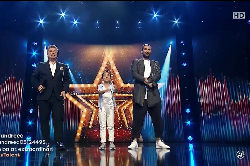 Aris Negoiță, care a primit Golden Buzz de la Pavel Bartoș și Smiley la Românii au talent, i-a fermecat pe toți în finală | FOTO & VIDEO