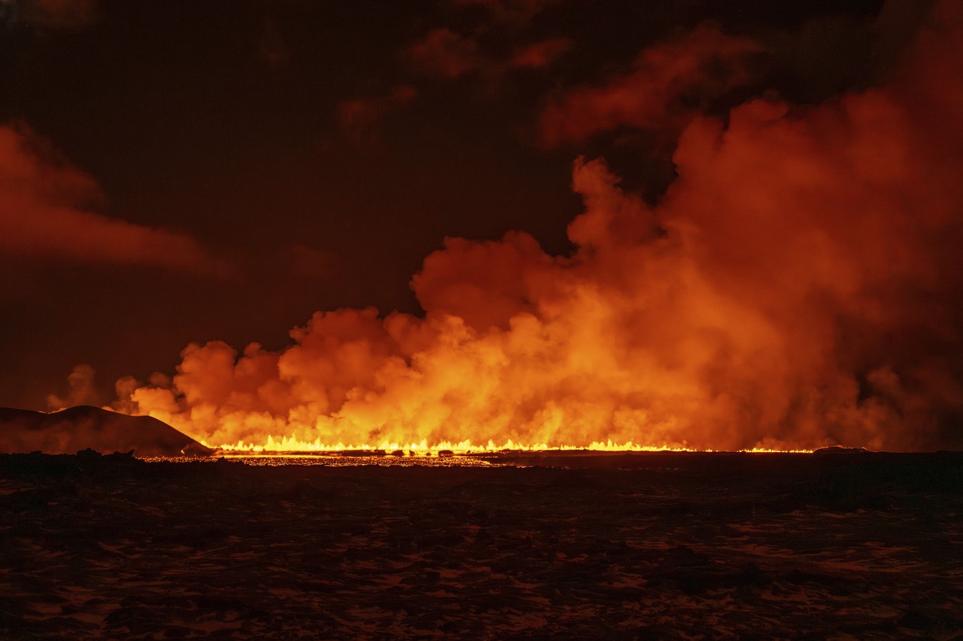 O nouă erupție vulcanică a avut loc în Islanda, a șaptea în acest an