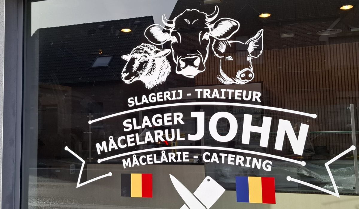 Măcelarul român Ion și-a pus numele John pe firmă și a deschis în Belgia măcelăria la care a visat de la 16 ani: „Totul după propria noastră rețetă”