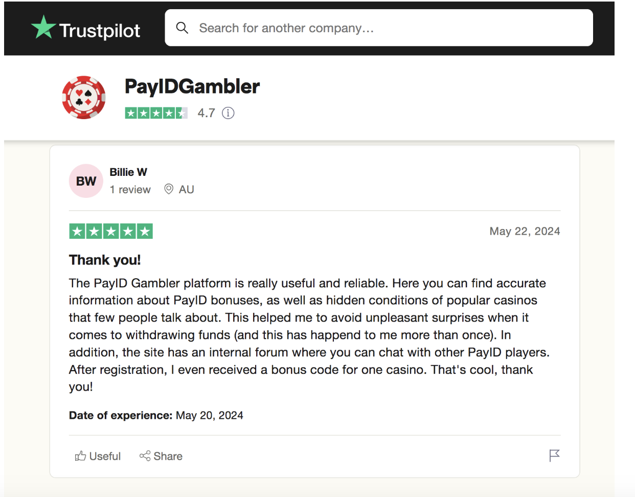 PayID-Gambler.com: