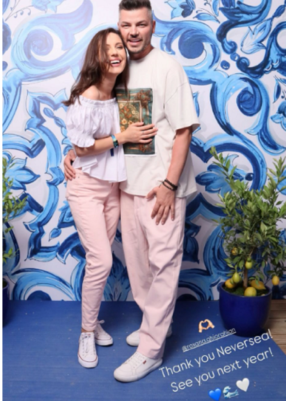 Valentin Luca, finalist la Românii au Talent, și Roxana Ghiorghian, fosta știristă de la Antena 1, formează un cuplu. Cum s-au afișat la Neversea
