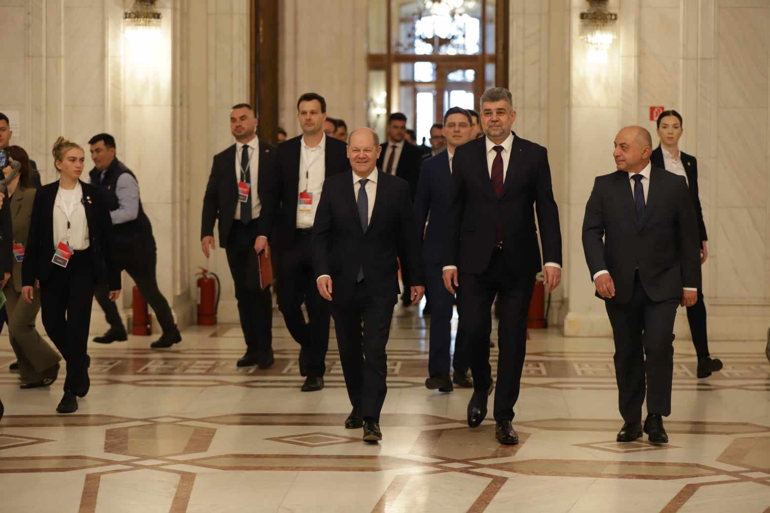 Olaf Scholz, vizită la Bucureşti. Cancelarul german: Partidul meu a sprijinit întotdeauna accesul României la Schengen