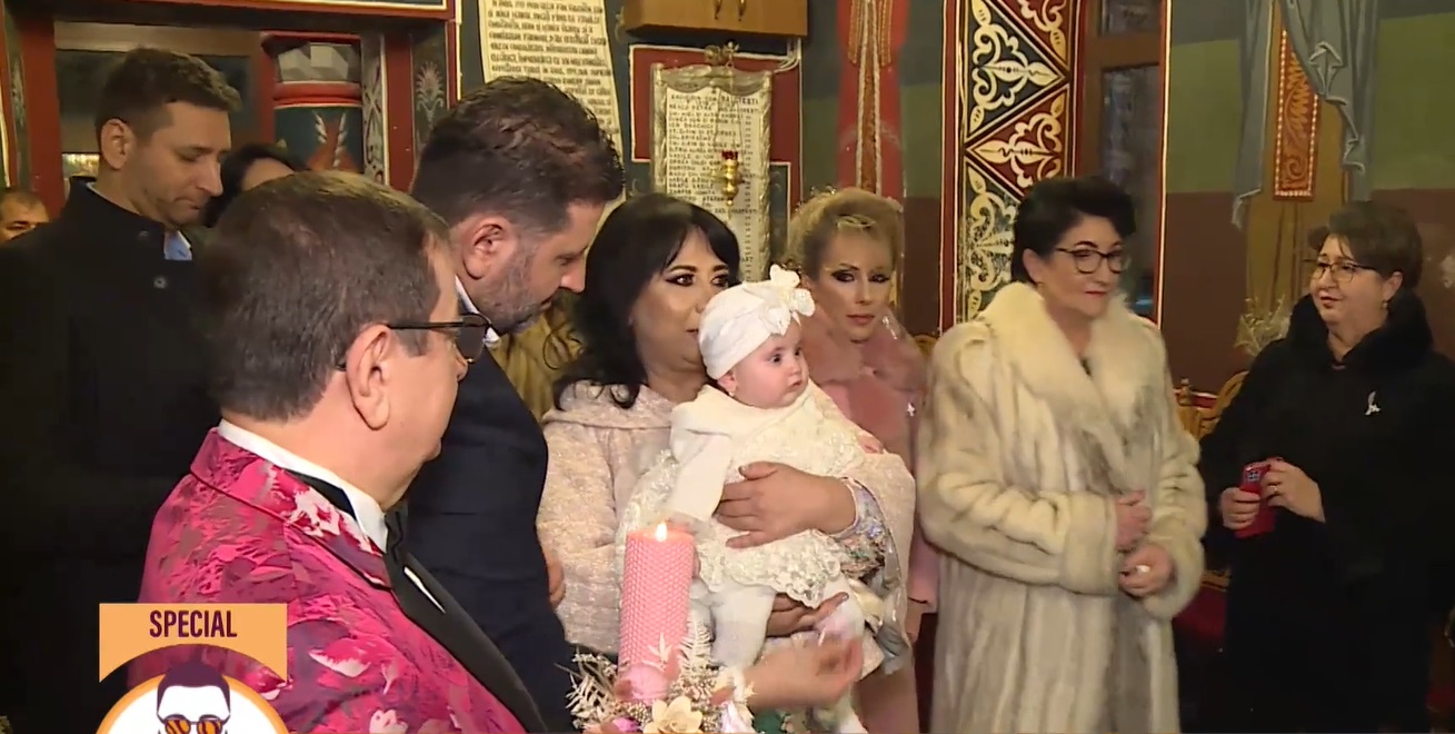 Botez de lux pentru nepoata Irinei Loghin. Peste 200 de invitați au fost prezenți la petrecerea unde artista în vârstă de 83 de ani a recitat o poezie