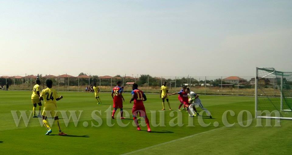 Steaua, victorie la limită cu Al Ittihad Kalba. Tade a marcat singurul gol al meciului / GALERIE FOTO