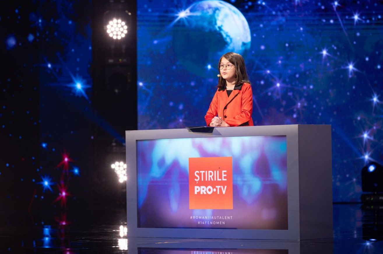 Cine e Delia Papazicu, fetița care a imitat-o pe Andreea Esca la „Românii au talent”, sezonul 14. Andi Moisescu: „Niciodată să nu răspunzi la întrebarea «Ce salariu ai?»”