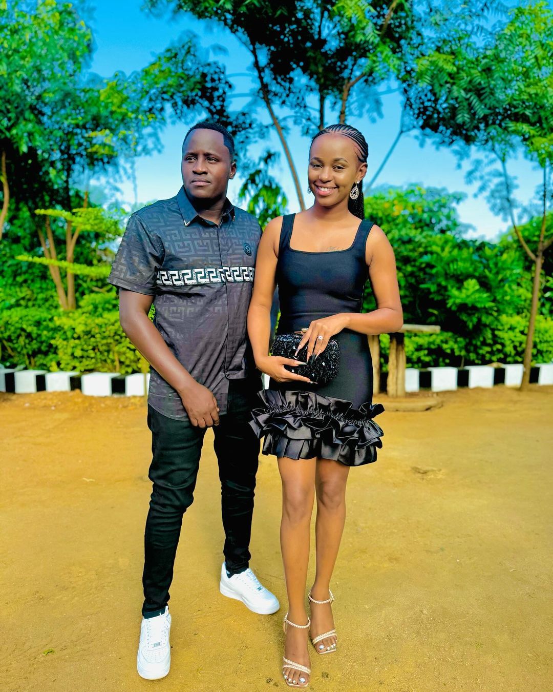 Content creator Nicholas Kioko with his wife Wambo Ashley ( Instagram)