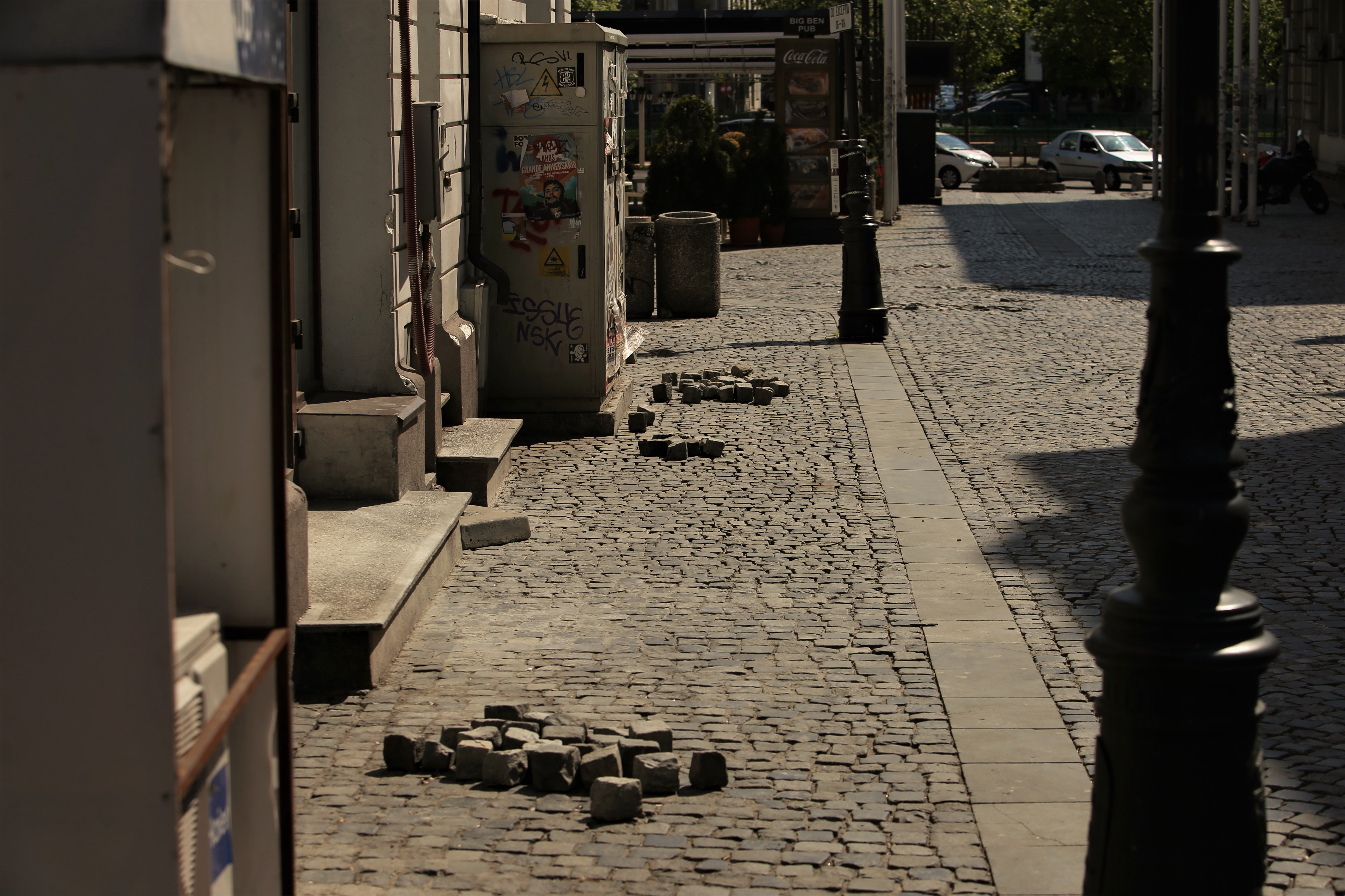 Cum arată Centrul Vechi în prag de 1 Mai. Paragina și dezolarea de la kilometrul zero al distracției