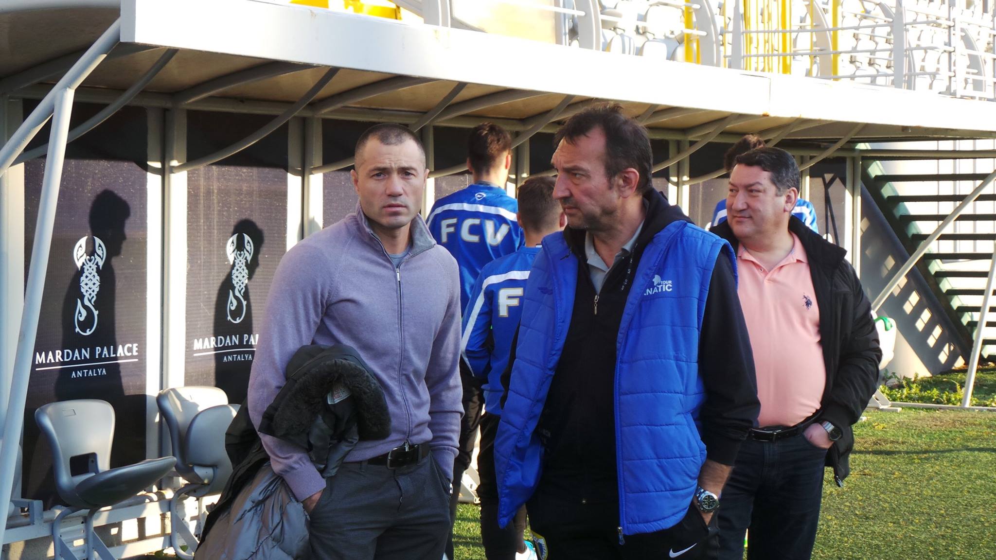 Adi Ilie a urmărit împreună cu Gică Popescu amicalul echipei lui Hagi / GALERIE FOTO