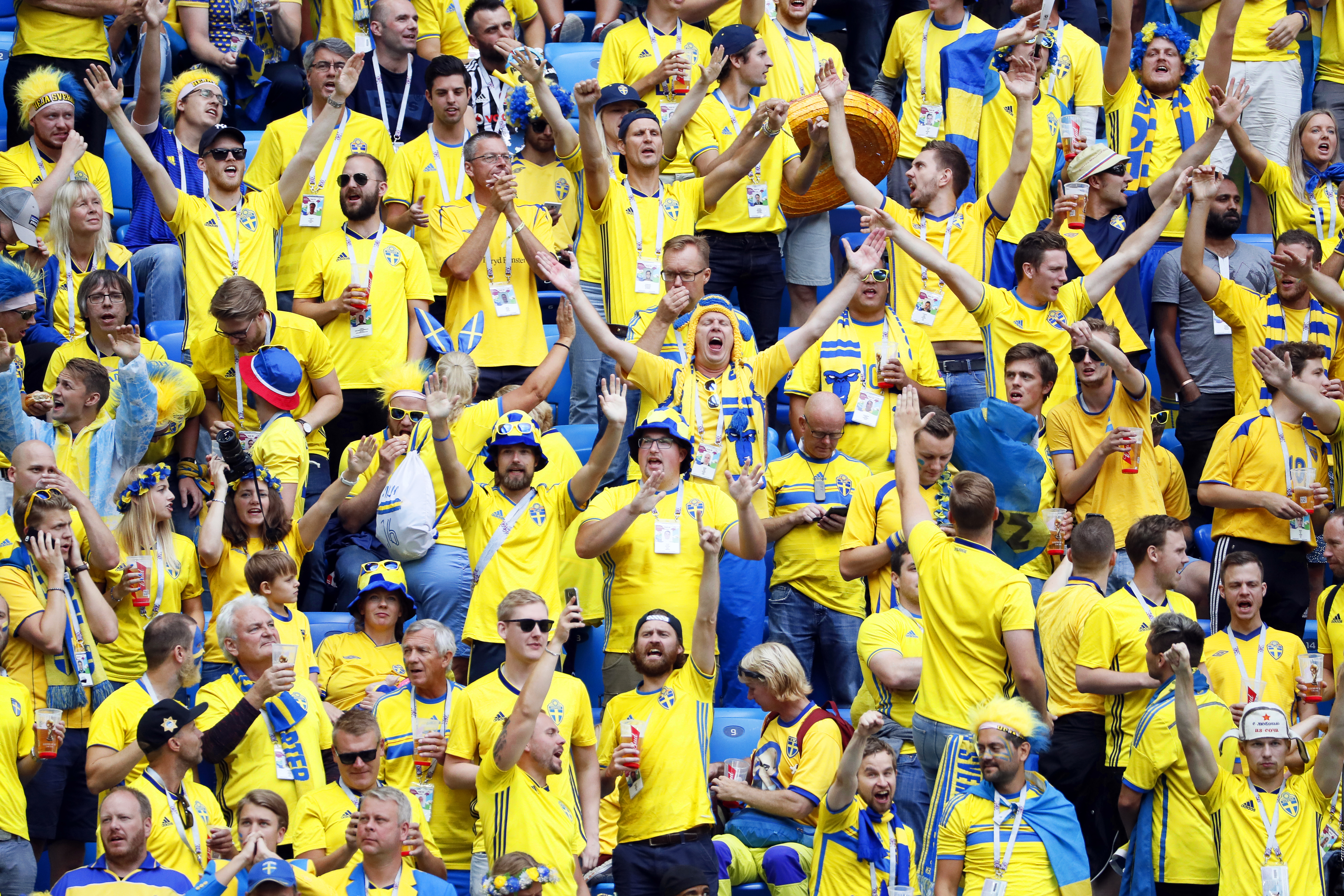 Suedia - Elveția 1-0, în optimile Campionatului Mondial de fotbal Rusia 2018. Eroul Forsberg. Cifră istorică de fani / GALERIE FOTO