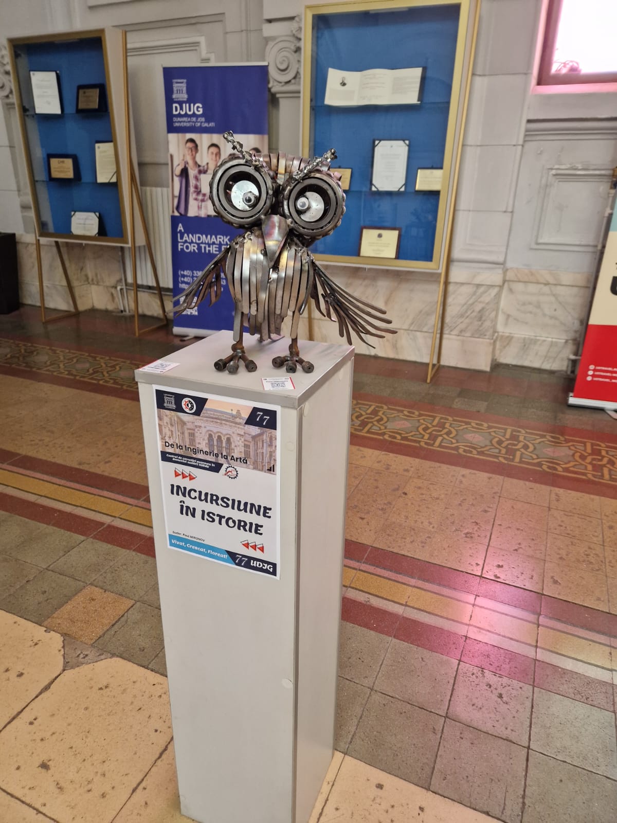 Povestea expoziției surprinzătoare din Galați „De la inginerie la artă”, care îmbină creativitatea cu sculptura 