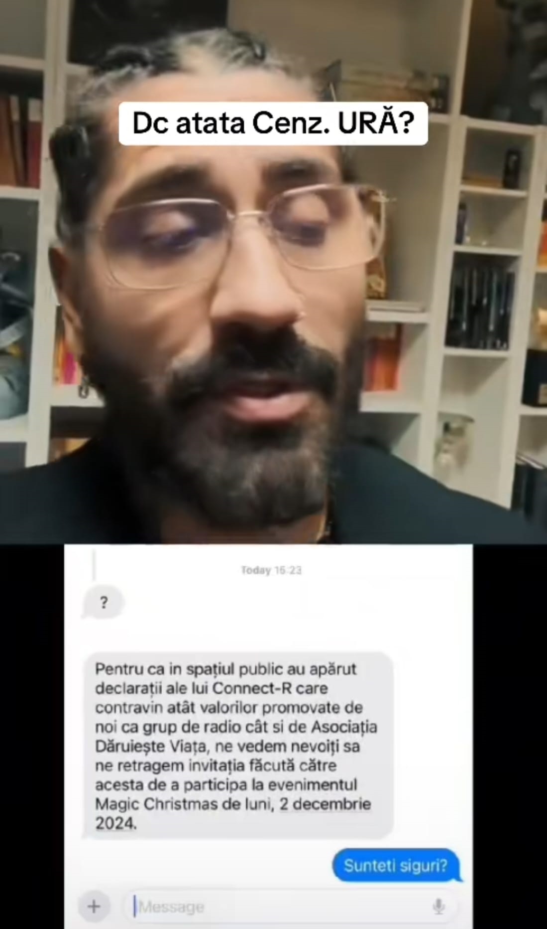 Connect-R, interzis la un concert, după ce i-a felicitat pe români pentru cum au votat la prezidențiale: „Refuză colaborarea”