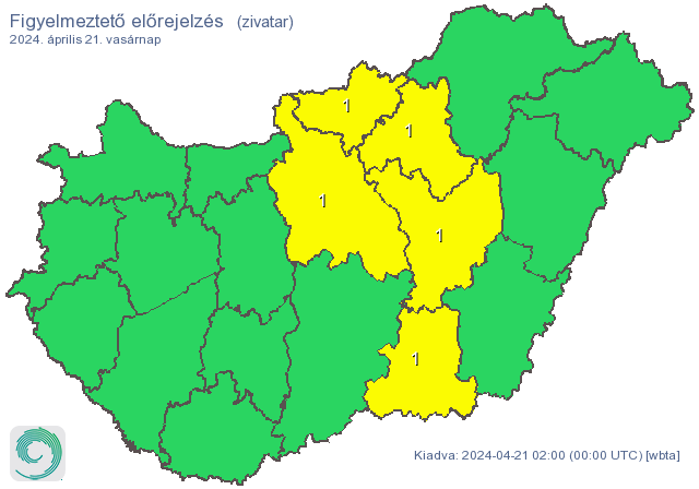 Kiadták a figyelmeztetést: zivatar rondíthat bele a hétvégi tervekbe