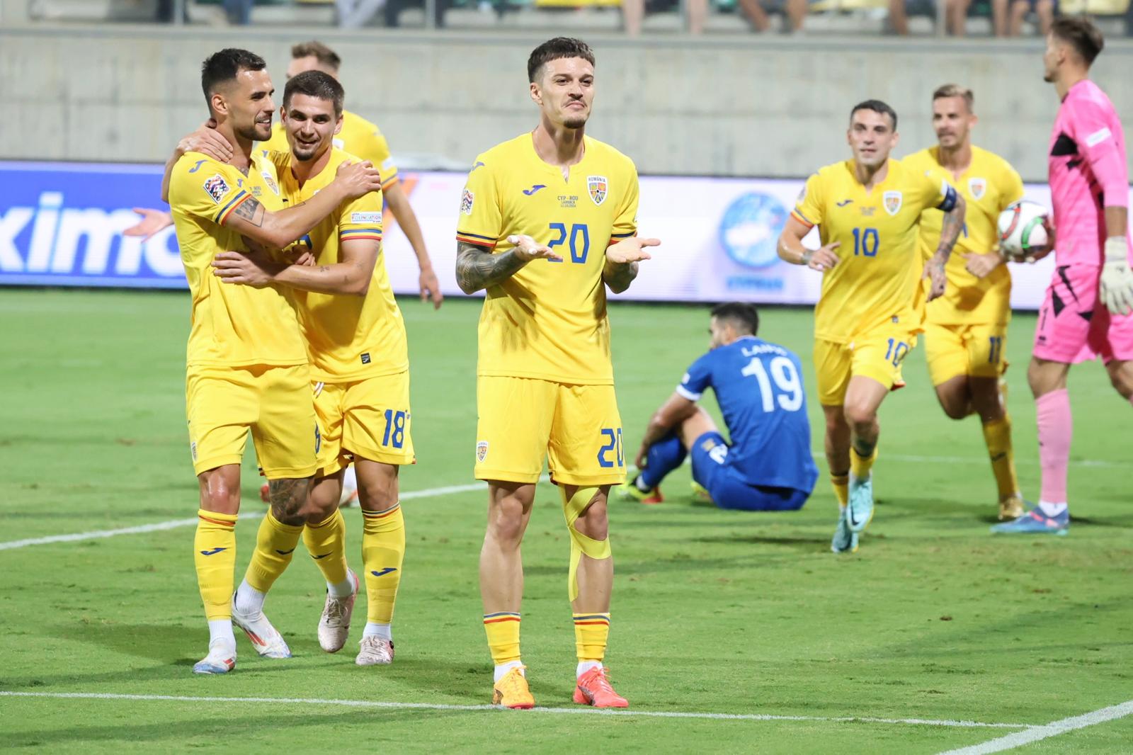 România a câștigat în Cipru cu 3-0 și este lider în Liga Națiunilor cu punctaj maxim