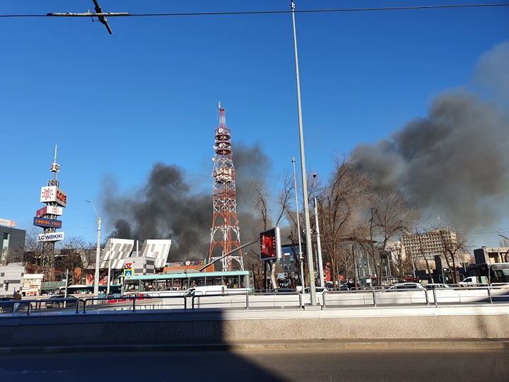 Incendiu puternic în Delta Văcărești. ISU București: Focul a fost provocat