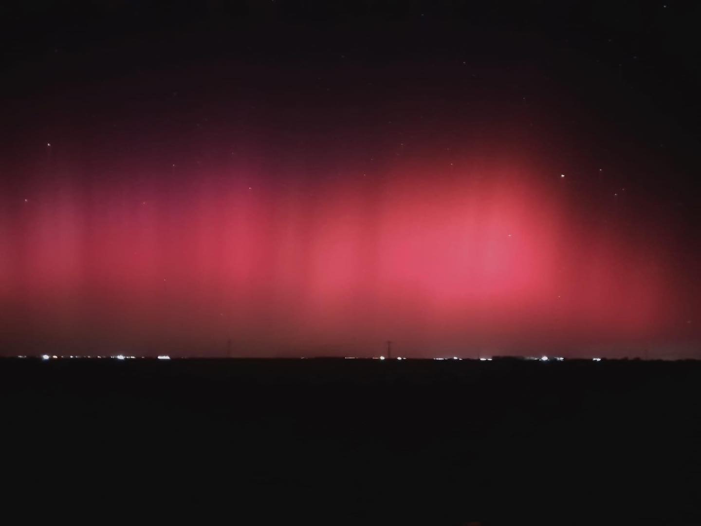 FOTO Aurora boreală, vizibilă din România. Unde a putut fi observat fenomenul rar