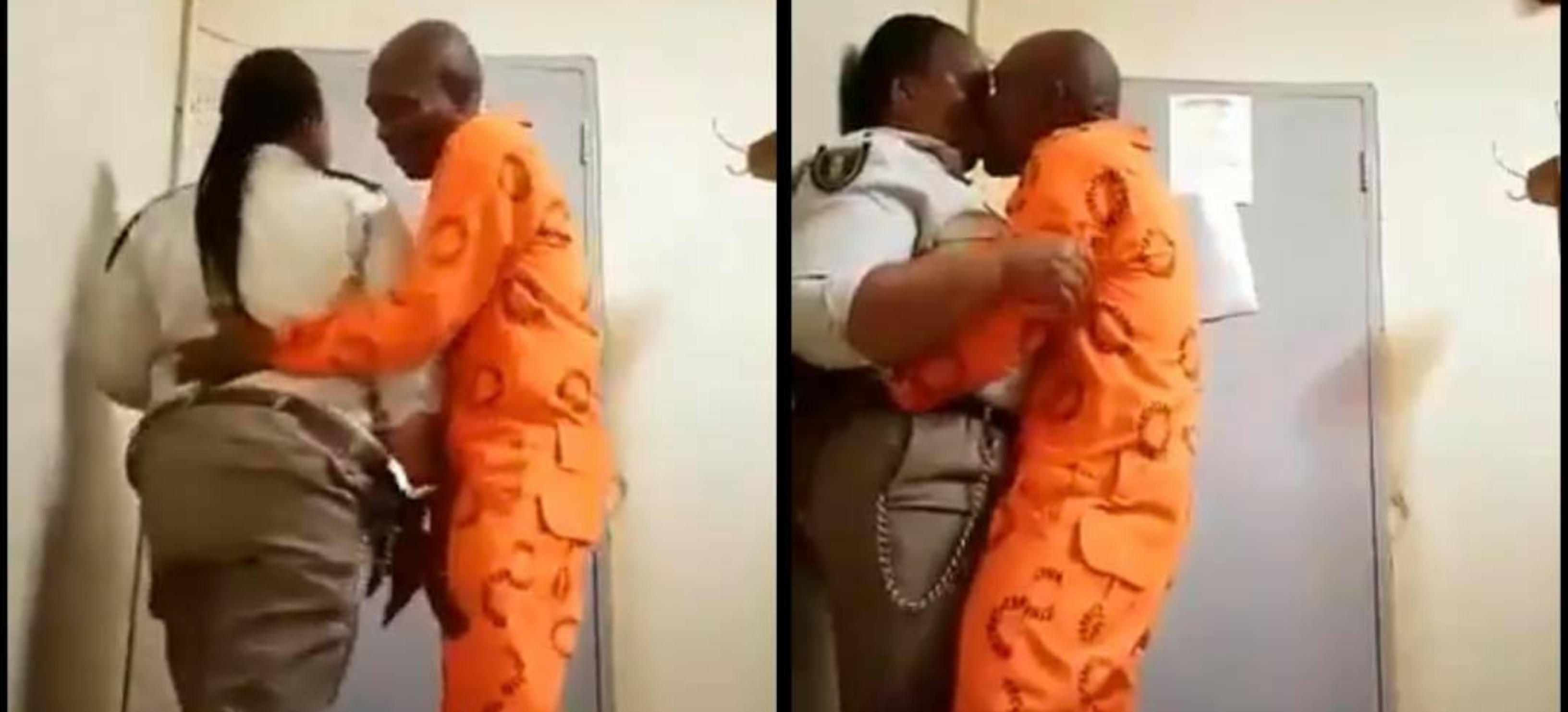 Female prison warder captured on camera having sex with prisoner | Pulse  Ghana