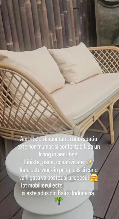Cum arată curtea cu piscină a Lorei și a lui Ionuț Ghenu. Artista a decorat totul în stil balinez. „Absolut tot ce iese din mâinile lor este artă”