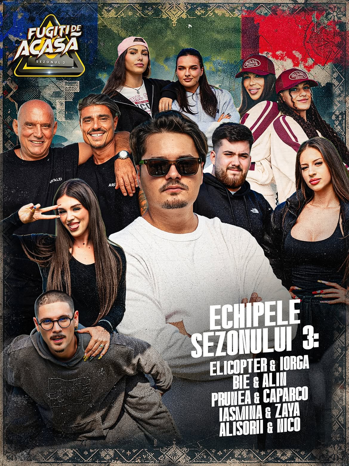 Cel de-al treilea sezon „Fugiți de acasă” se vede pe VOYO