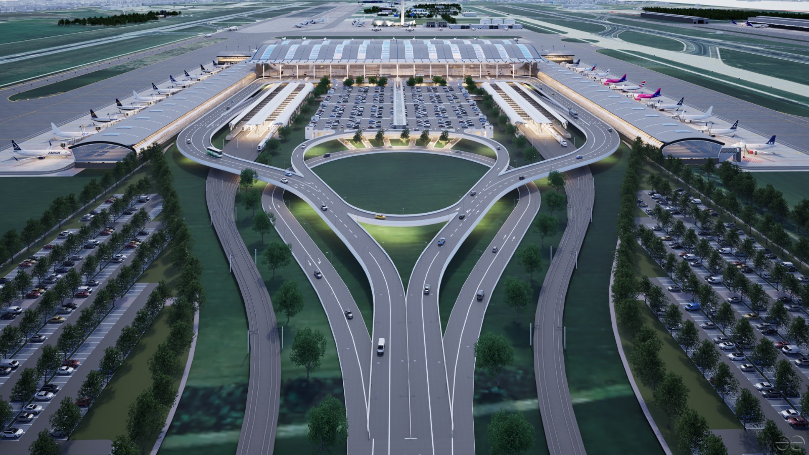 Cum va arăta noul terminal pentru 30.000.000 de pasageri pe an, de la Otopeni: s-a semnat contractul pentru Aeroportul „Henri Coandă” București
