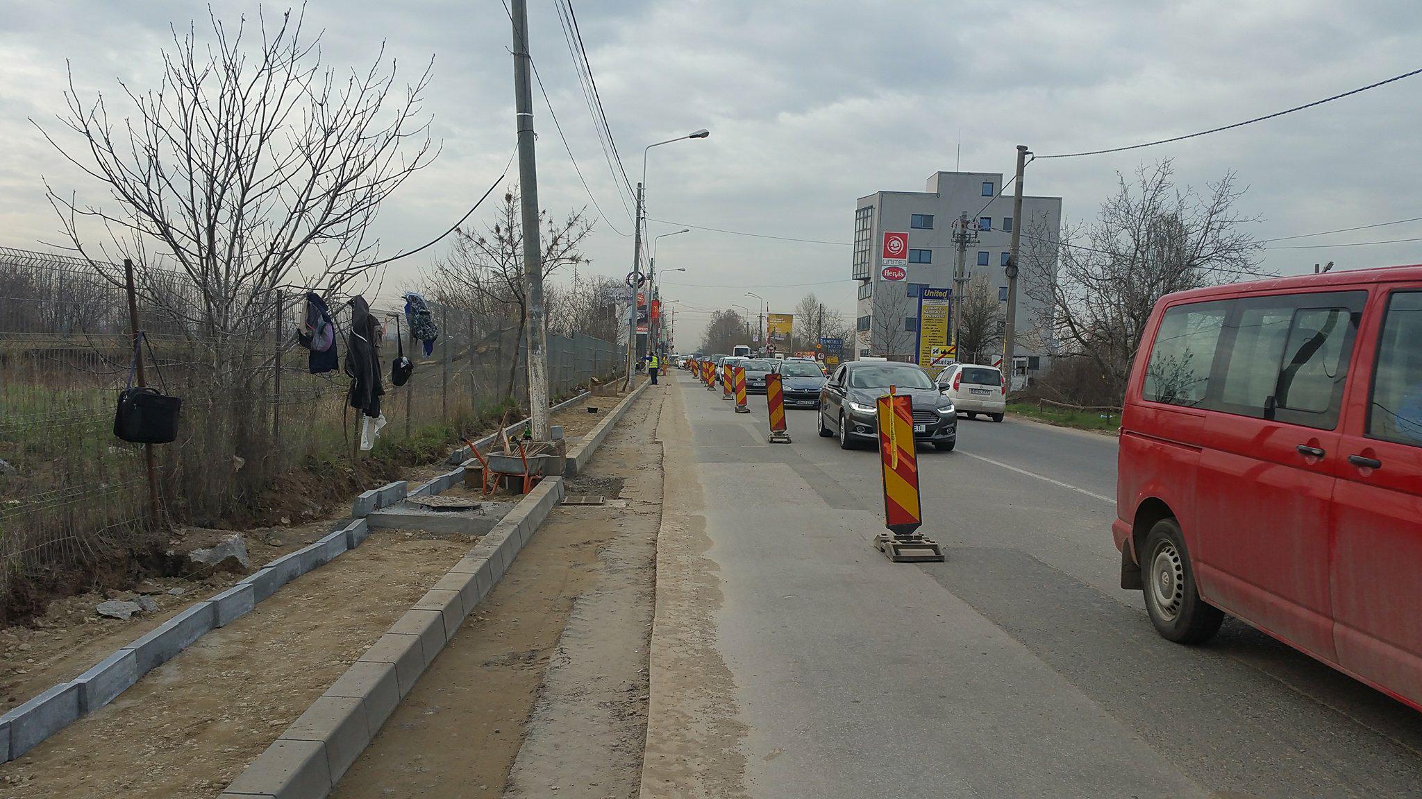 #salvatipipera | Primele măsuri după campania Libertatea: Primăria Voluntari înființează un trotuar destinat corporatiștilor din zonă FOTOGALERIE