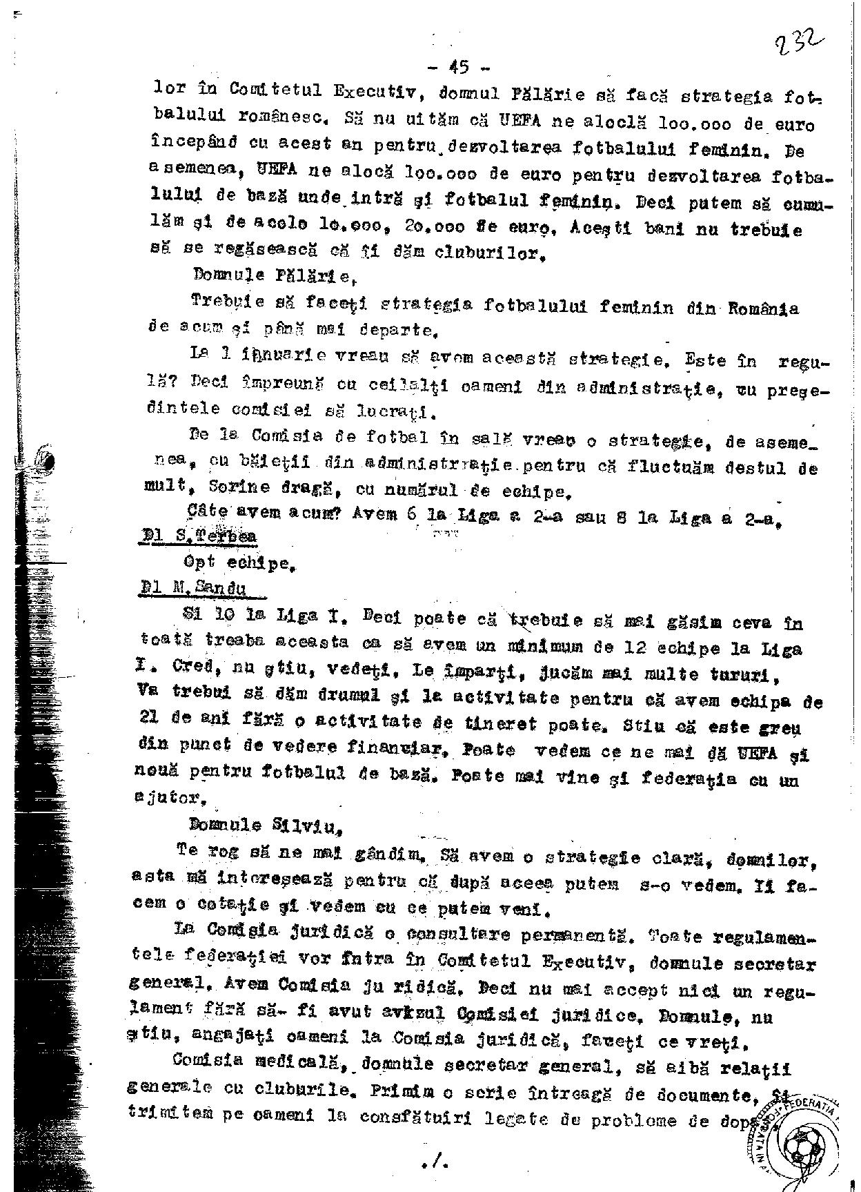 Stenogramă-bombă! Mircea Sandu l-a acuzat într-un CEx din 2011 pe un fost șef al arbitrilor că joacă la pariuri. Reacția celui vizat / EXCLUSIV