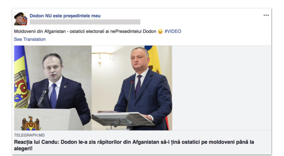 Facebook a șters sute de conturi false înainte de alegerile din Republica Moldova