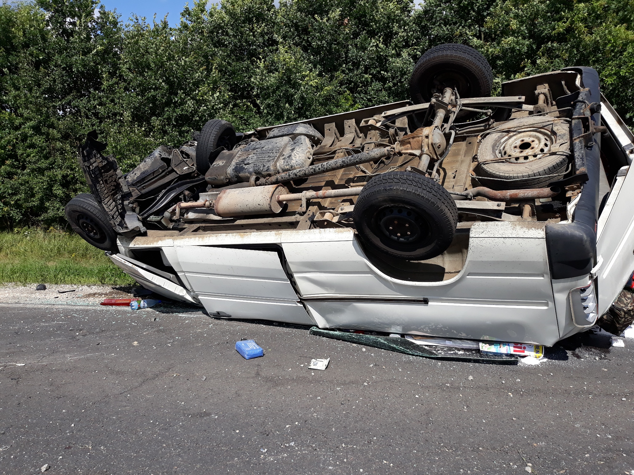 Accident în Ungaria cu 10 răniți, în apropierea graniței cu România. MAE: Opt români au fost răniți