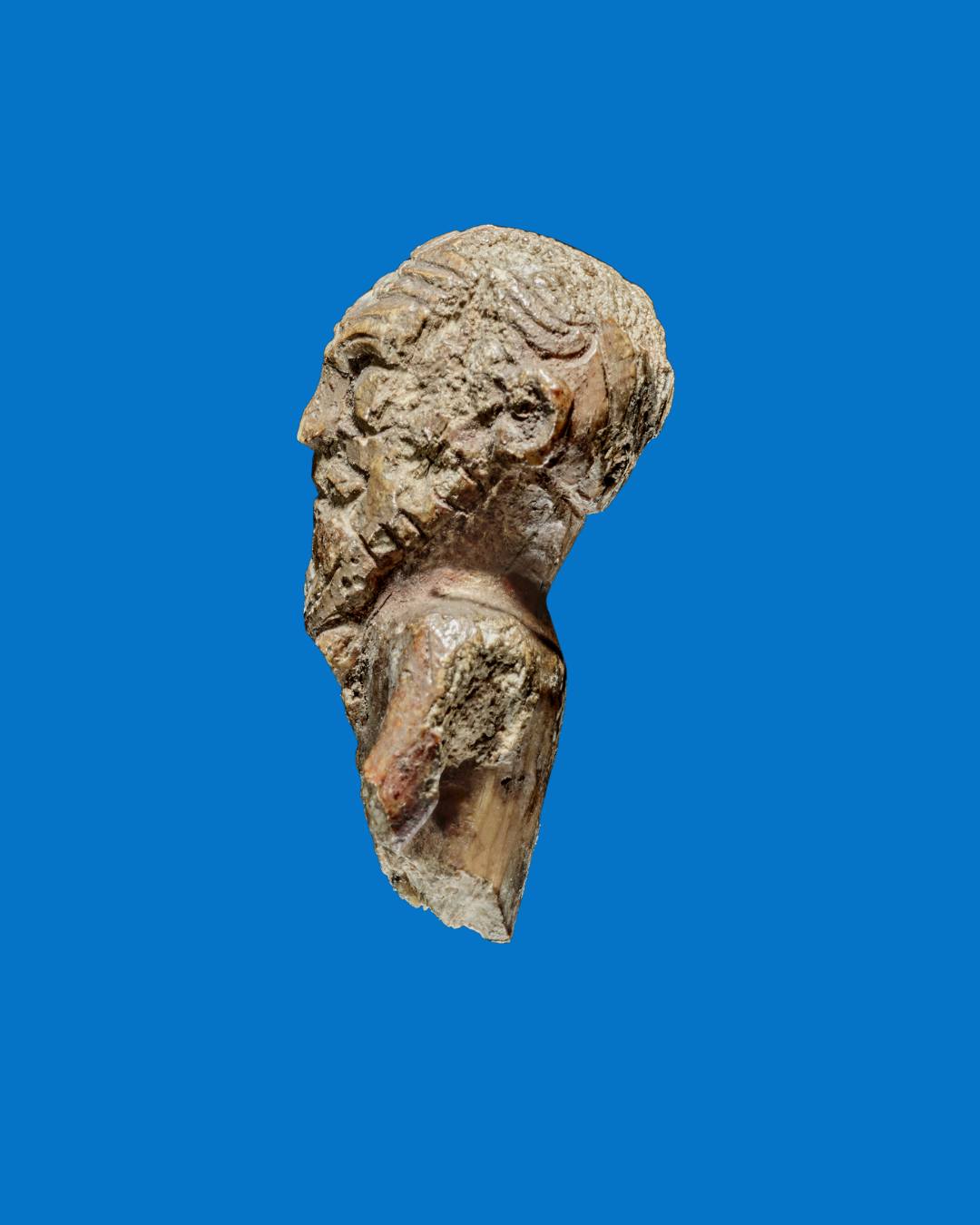 Primul „portret” al unui viking, descoperit în Danemarca pe o figurină din fildeş, diferă de imaginea consacrată. Ar putea fi un celebru rege