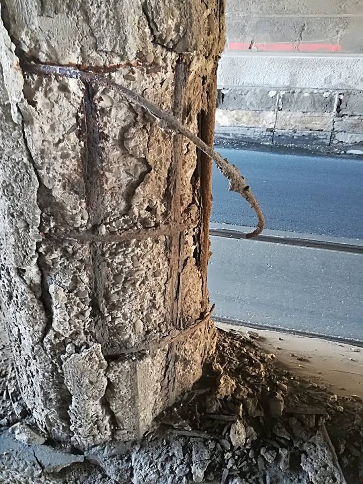Podul Constanța riscă să se prăbușească. Se degradează de la o zi la alta / FOTO