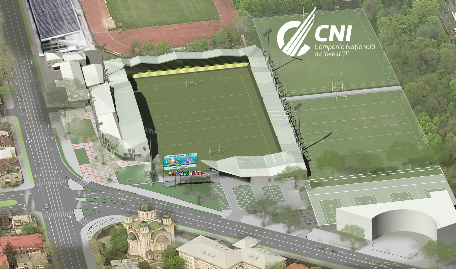 Cum vor arăta stadioanele Steaua, Rapid și Arcul de Triumf. Arena în 10 colțuri | GALERIE FOTO