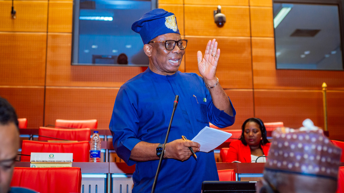 Nigerian ECOWAS Parliamentarian Hon. Awaji-Inombek Abiante. [Facebook/ECOWAS Parliament]