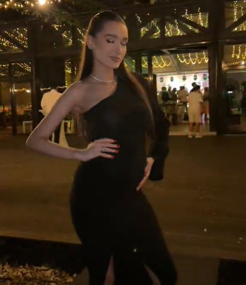 Viviana Sposub și-a arătat burtica, iar fanii au zis că e însărcinată. Explicația iubitei lui George Burcea: „Am mâncat la nuntă”