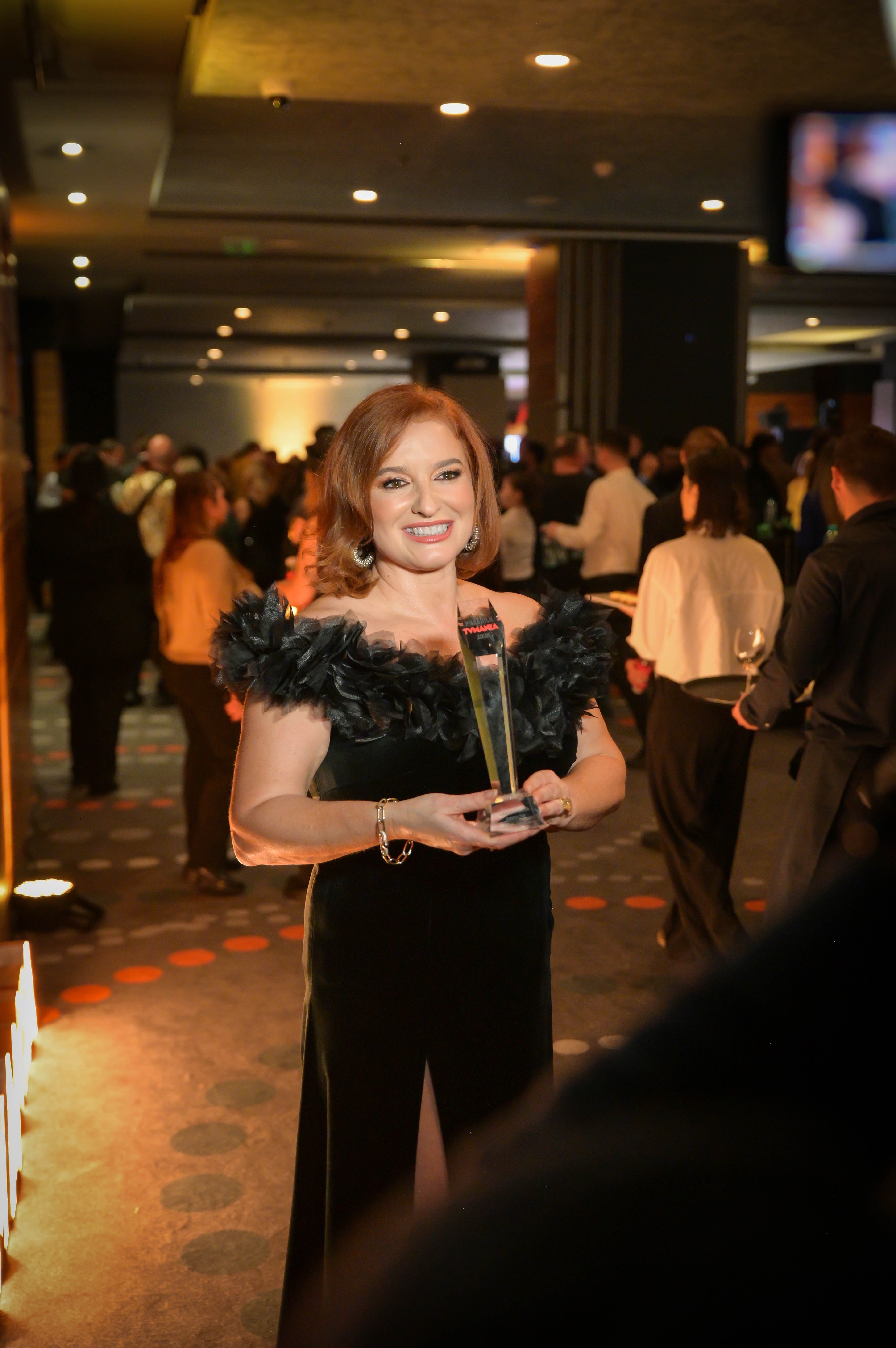 Cea mai bună emisiune de business la Gala Premiilor TVmania: „Temerarii”, prezentată de Marta Ușurelu la Digi 24