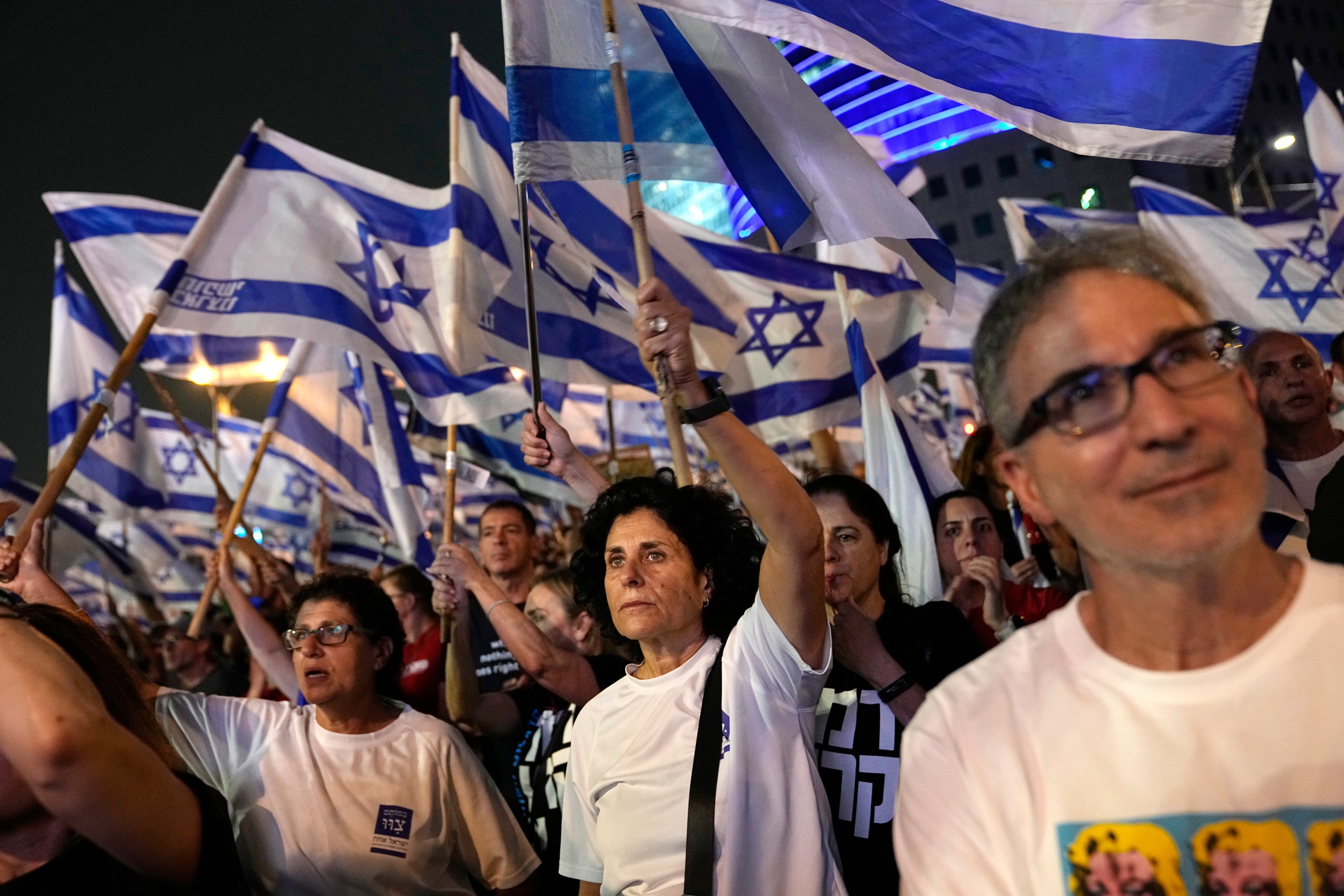 Noi proteste masive în Israel, pentru a 21-a săptămână la rând, împotriva reformei judiciare a lui Benjamin Netanyahu