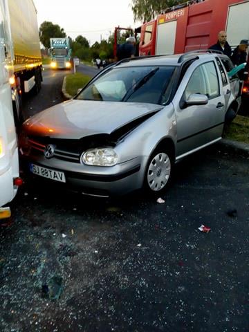 Copil proiectat prin luneta unei mașini, în urma unui accident în Giurgiu