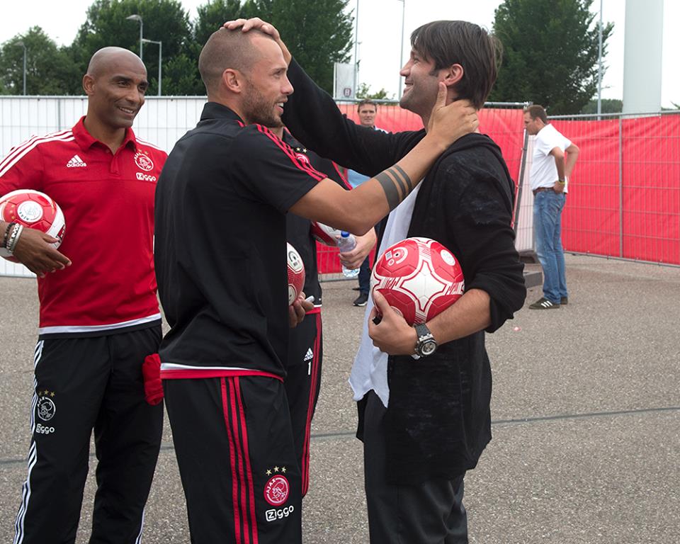 Cristi Chivu a fost primit ca un idol la sărbătoarea celor de la Ajax / GALERIE FOTO