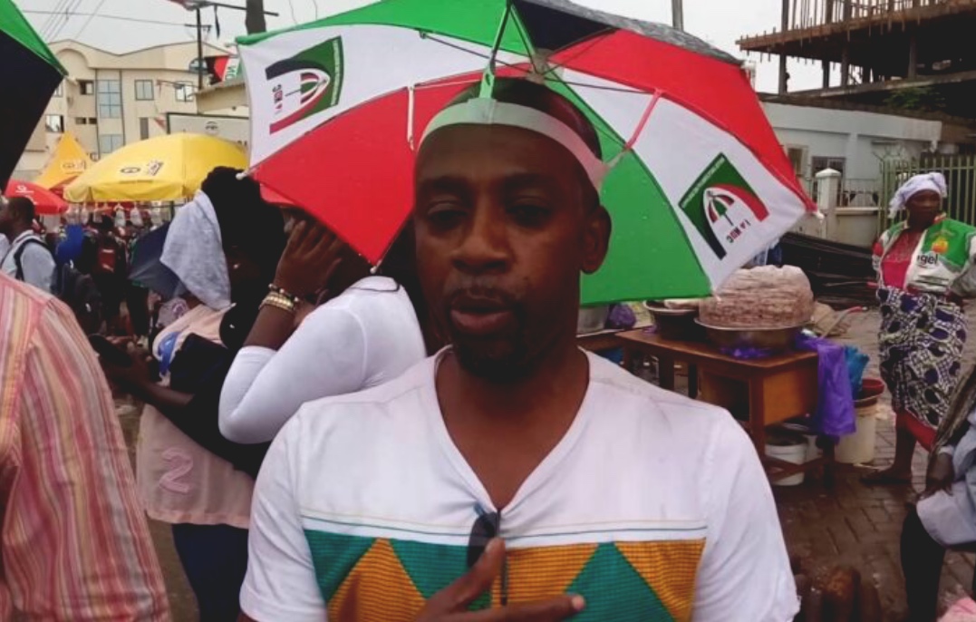 Rex Omar supportig NDC during campaign