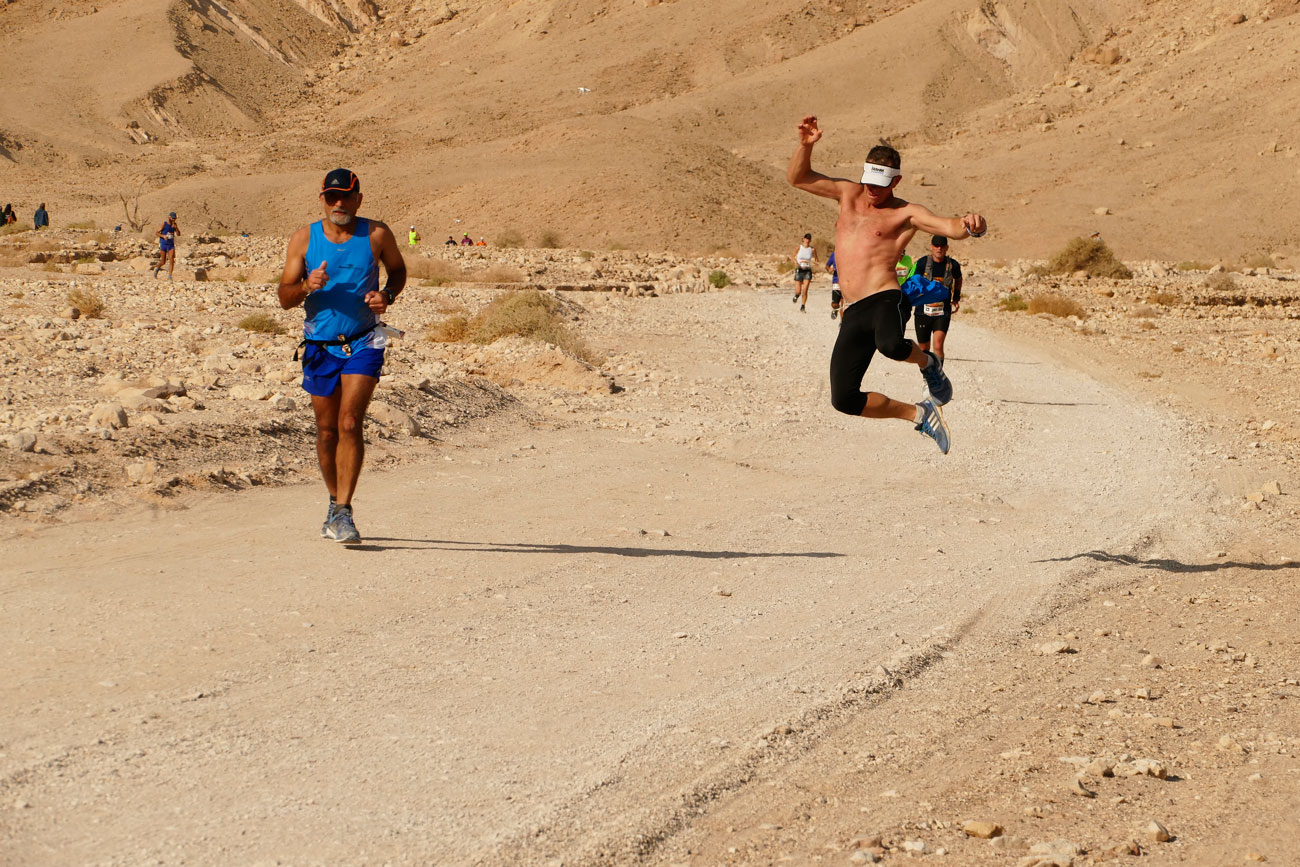 Maratonul din deșertul de lângă Eilat, în imagini